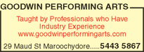 Goodwin Performing Arts - Brisbane Private Schools 5