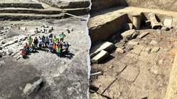 Construction workers clearing old bombs unexpectedly find 'important' ancient sanctuary Brisbane Private Schools